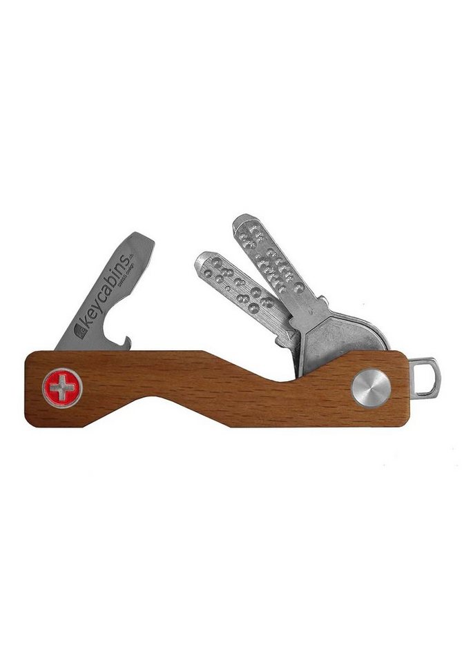 keycabins Schlüsselanhänger Wood S3, SWISS made von keycabins