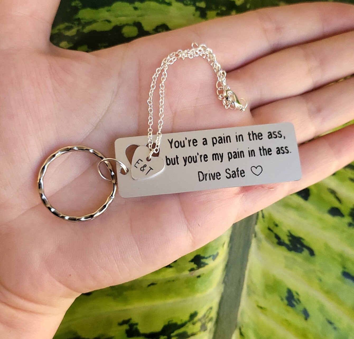 Personalisiertes Schlüsselanhänger Und Armband Set, You Are A Pain Lustiges Zitat Gravur Paare Schlüsselring, Ehemann, Freund Liebhaber Geschenk Personalisiertes Schlüsselanhänger Und Armband Set, You Are A Pain Lustiges Zitat Gravur Paare Schlüsselring, Ehemann, Freund Liebhaber Geschenk von keychainsy