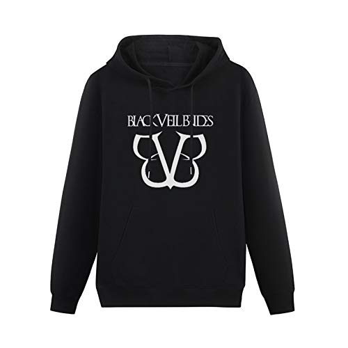 Long Sleeve Hooded Sweatshirt Andcustom Black Veil Brides Cotton Blend Hoody XL von kfr