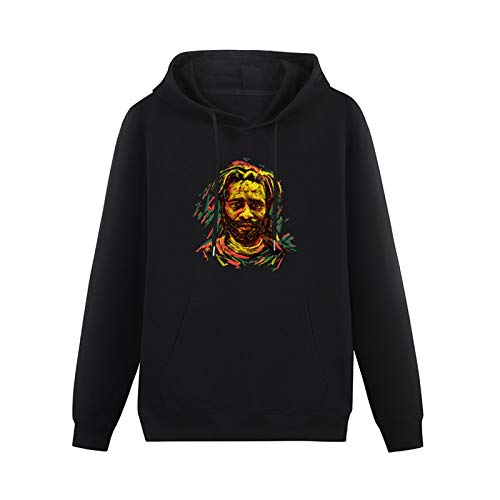 Long Sleeve Hooded Sweatshirt Burning Spear Cotton Blend Hoody von kfr