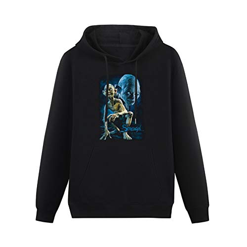 Long Sleeve Hooded Sweatshirt Lord of Rings Smeagol Gollum Fashion Cotton Blend Hoody S von kfr