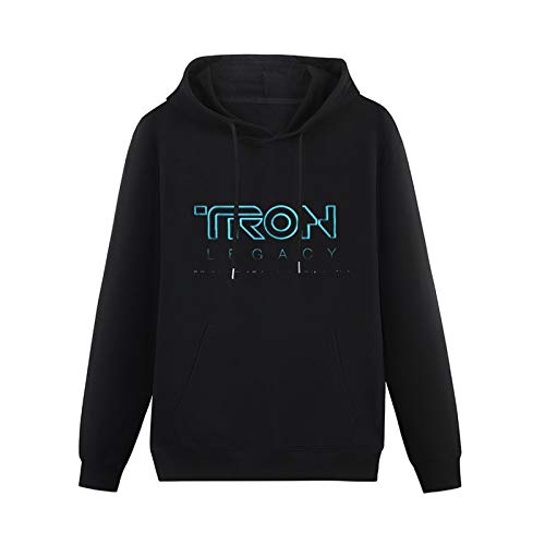 Long Sleeve Hooded Sweatshirt Tron Legacy Logo Movie Cotton Blend Hoody XXL von kfr
