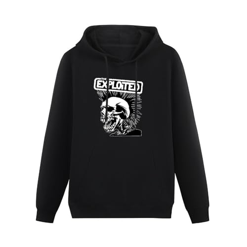 kfr Hoodie Exploited Skull Hoody with Kangaroo Pocket Sweatershirt, Hoodie XL von kfr