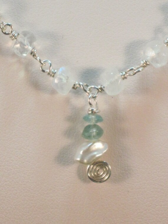 Apatit Und Mondstein Süßwasserperlen von kgdezines