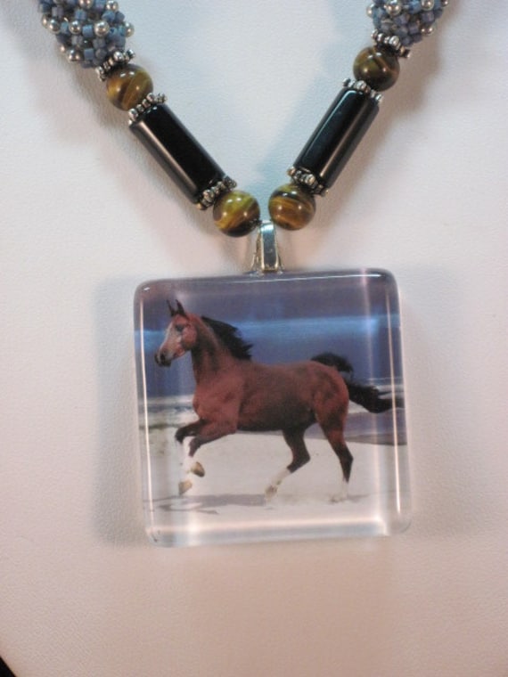 Sale Pferd Am Strand Foto Anhänger von kgdezines