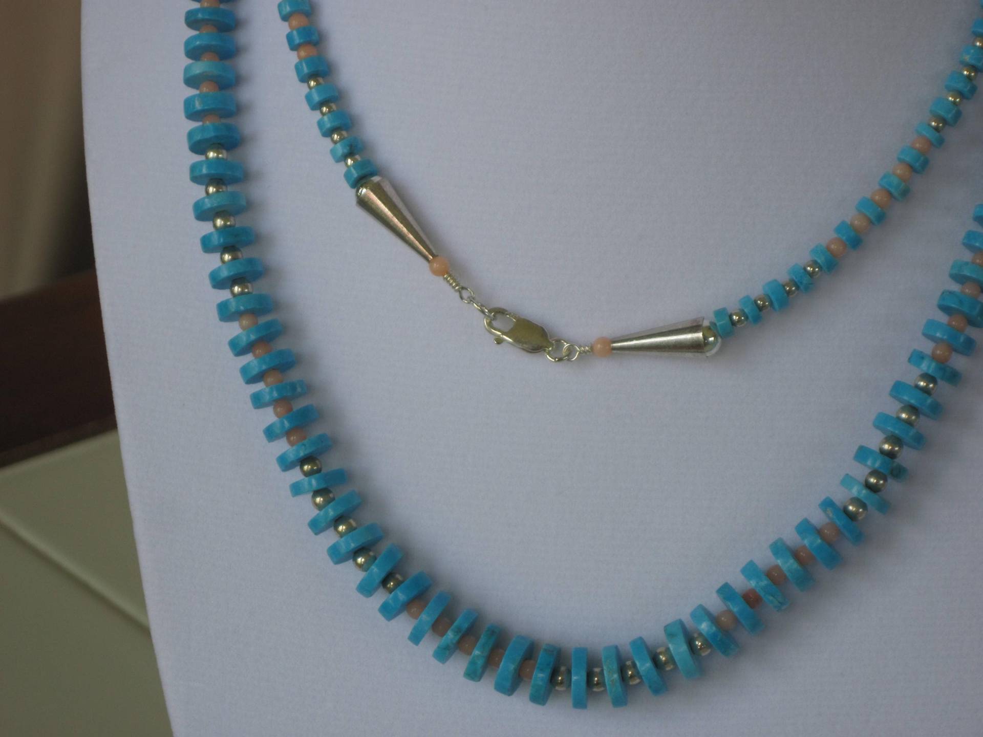 Türkis Abgestufte Heishi Perlenkette von kgdezines