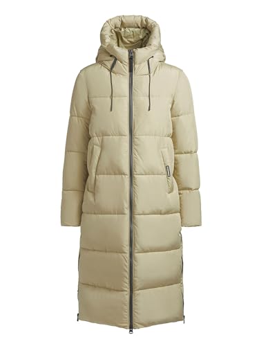 KHUJO Miri Damen Wintermantel Steppmantel Mantel Winterjacke Coat (DE/NL/SE/PL, Alphanumerisch, XS, Regular, Regular, Eucalyptus-green) von khujo