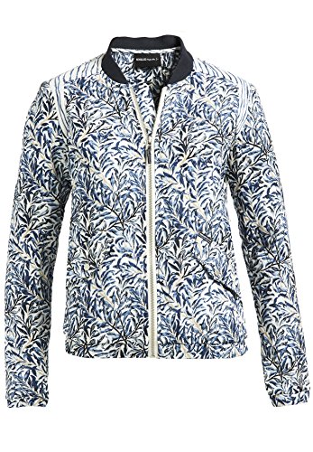 Khujo Damen Bomber Übergangsjacke Indira Blumen-Print cobalt S von khujo