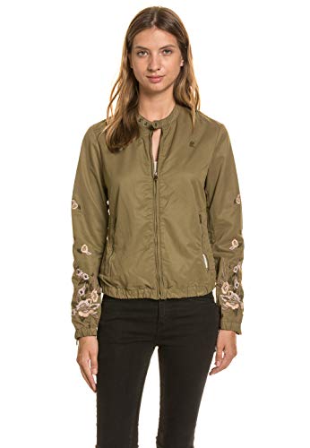 Khujo Damen Jacke Orianna Military Green (olive), Größe:XL von khujo