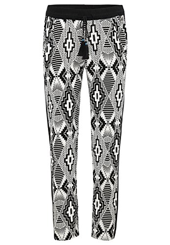 Khujo Damen Printhose schwarz L von khujo