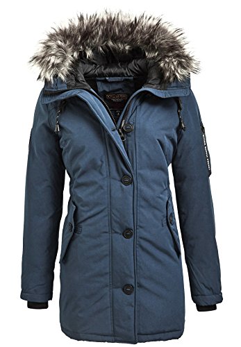 Khujo Mary Gr. XL Damen Parka Winterjacke Jacke blau mid blue Gr. XL von khujo