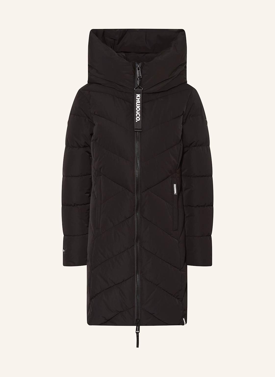 Khujo Steppmantel darka2 schwarz von khujo