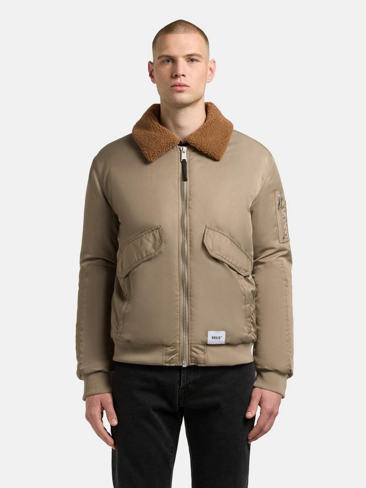 khujo Bomberjacke Ground Weite Herren Winterjacke mit abnehmbarem Kunstpelz-Besatz khujo Bomberjacke Ground Weite Herren Winterjacke mit abnehmbarem Kunstpelz-Besatz von khujo