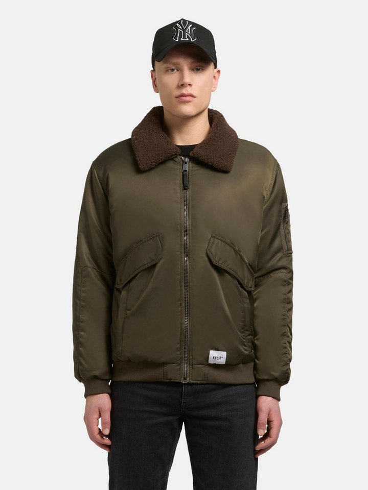 khujo Bomberjacke Ground Weite Herren Winterjacke mit abnehmbarem Kunstpelz-Besatz khujo Bomberjacke Ground Weite Herren Winterjacke mit abnehmbarem Kunstpelz-Besatz von khujo