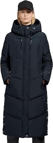 khujo Damen-Jacke Lang Sonje5 (DE/NL/SE/PL, Alphanumerisch, XL, Regular, Regular, dunkelblau) von khujo