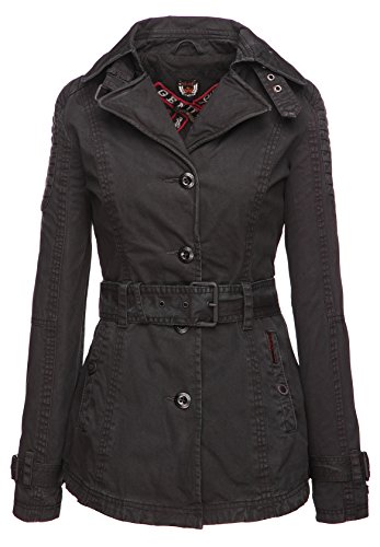 khujo Damen Jacke Tampa Biker 1007JK151_200 200 Black, S von khujo