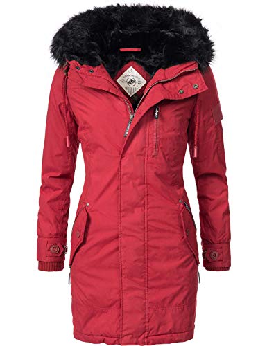 khujo Damen Jacke Winterjacke Parka Babette Rot Gr. S von khujo