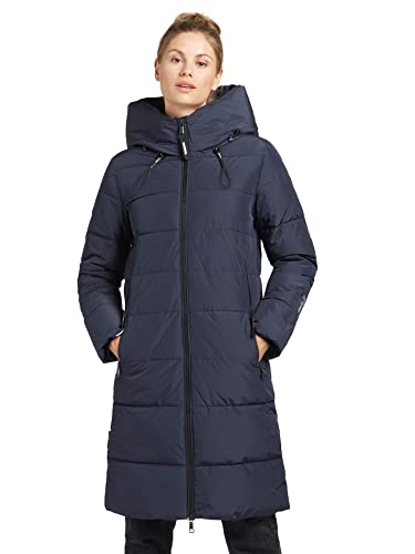 khujo Damen Mantel JILIAS2 kurz Steppjacke Winterjacke Zwei-Wege-Reißverschluss Kapuze von khujo