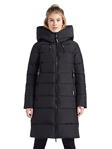 khujo Damen Mantel JILIAS2 kurz Steppjacke Winterjacke Zwei-Wege-Reißverschluss Kapuze von khujo