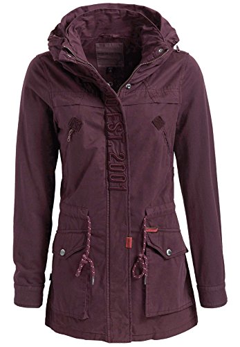 khujo Damen Parka, Farbe:beere;Größe:XL von khujo