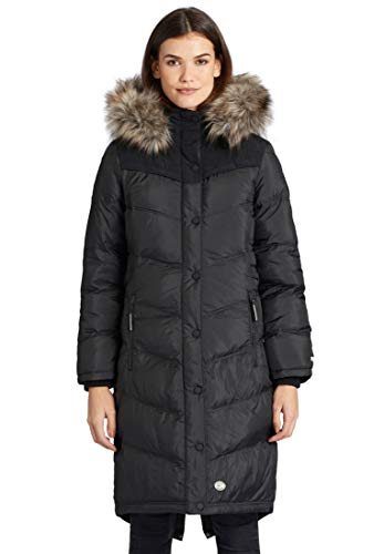 khujo Damen Steppmantel LUBECK LONG3 Warmer Wintermantel mit Kapuze und abnehmbarem Kunstfell khujo Damen Steppmantel LUBECK LONG3 Warmer Wintermantel mit Kapuze und abnehmbarem Kunstfell von khujo