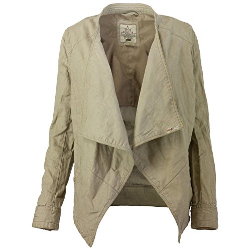khujo Damen Übergangsjacke, Farbe:Washed beige;Größe:M von khujo