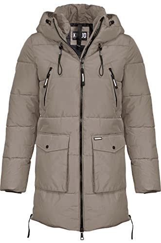 khujo Damen Winterjacke, Farbe:beige, Größe:M von khujo