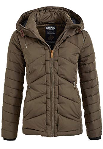 khujo Damen Winterjacke, Farbe:oliv;Größe:L von khujo