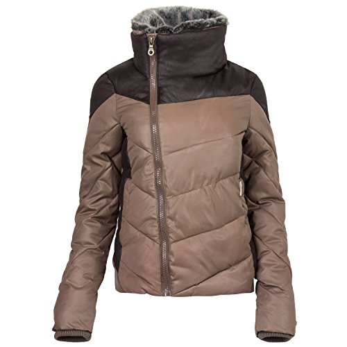 khujo Damen Winterjacke Damenjacke Gesteppter Look, Farbe:mud;Größe:XXL von khujo