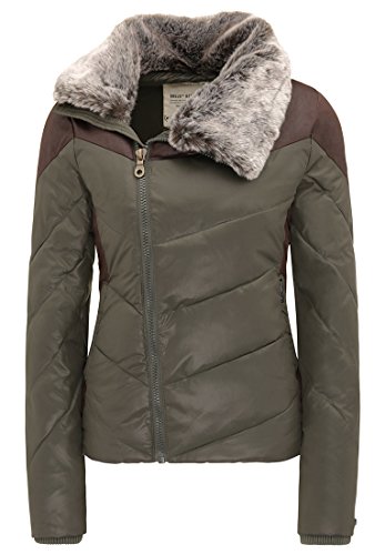 khujo Damen Winterjacke Damenjacke Gesteppter Look, Farbe:smaragdgrün;Größe:S von khujo