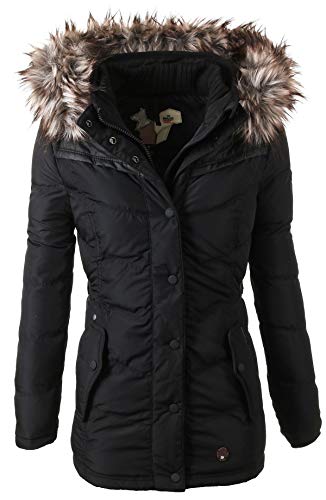 khujo Damen Winterjacke WINSEN3 with RC (B) schwarz S von khujo