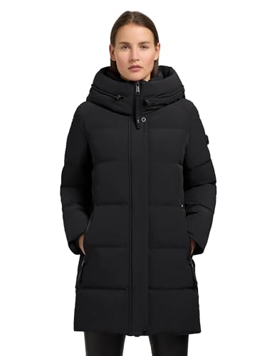 khujo Damen Winterjacke warme Steppjacke mit Kapuze und hohem Kragen Lola-YM Black Gr. XXL khujo Damen Winterjacke warme Steppjacke mit Kapuze und hohem Kragen Lola-YM Black Gr. XXL von khujo