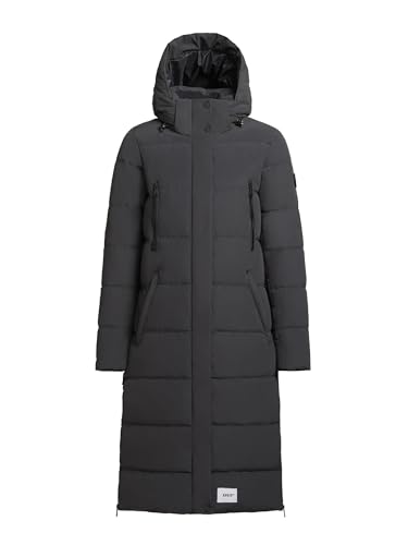 khujo Damen Wintermantel Dani2 Winterjacke Daunenjacke Steppmantel Mantel (DE/NL/SE/PL, Alphanumerisch, S, Regular, Regular, 266-SPA-GREY) von khujo