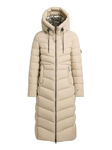 khujo - Damen - Wintermantel - Ingram 4 Steppmantel Winter Mantel (DE/NL/SE/PL, Alphanumerisch, M, Regular, Regular, FEA-Beige) von khujo
