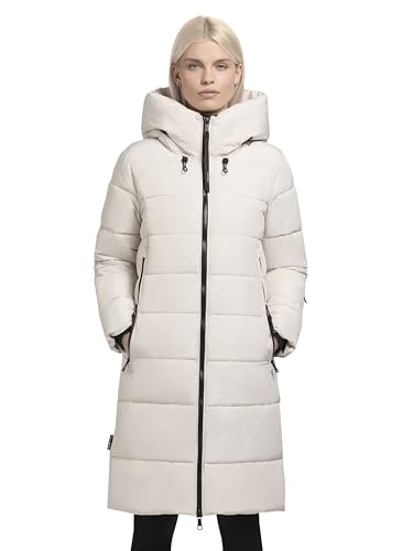 khujo - Damen - Wintermantel - Jilias 4 Jilias4 Steppmantel Winterjakce (DE/NL/SE/PL, Alphanumerisch, XS, Regular, Regular, Jilias5-Cotton-Cream) von khujo