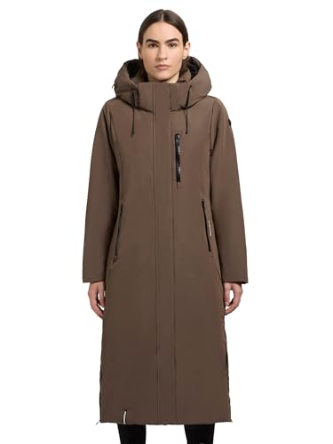 khujo Damen Wintermantel Warmer Parka mit Kapuze Lofi2-YM Grau Gr. S von khujo