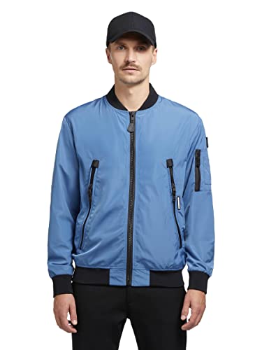 khujo Herren Jacke Blouson Astile2 Übergangsjacke Bomberjacke Jacket (as3, alpha, x_l, regular, regular, Sea-blue) von khujo