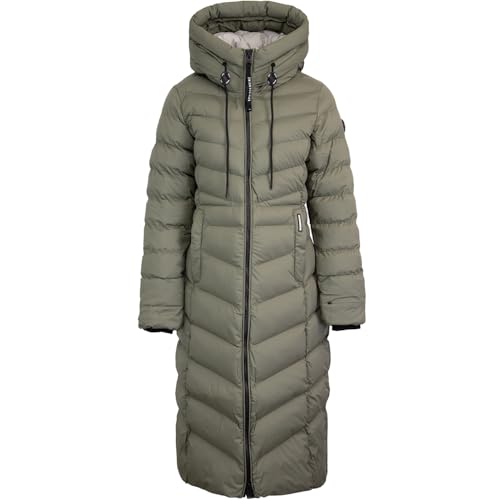 khujo Ingram Matt Women Jacket Winterjacke Mantel (DE/NL/SE/PL, Alphanumerisch, M, Regular, Regular, green) von khujo
