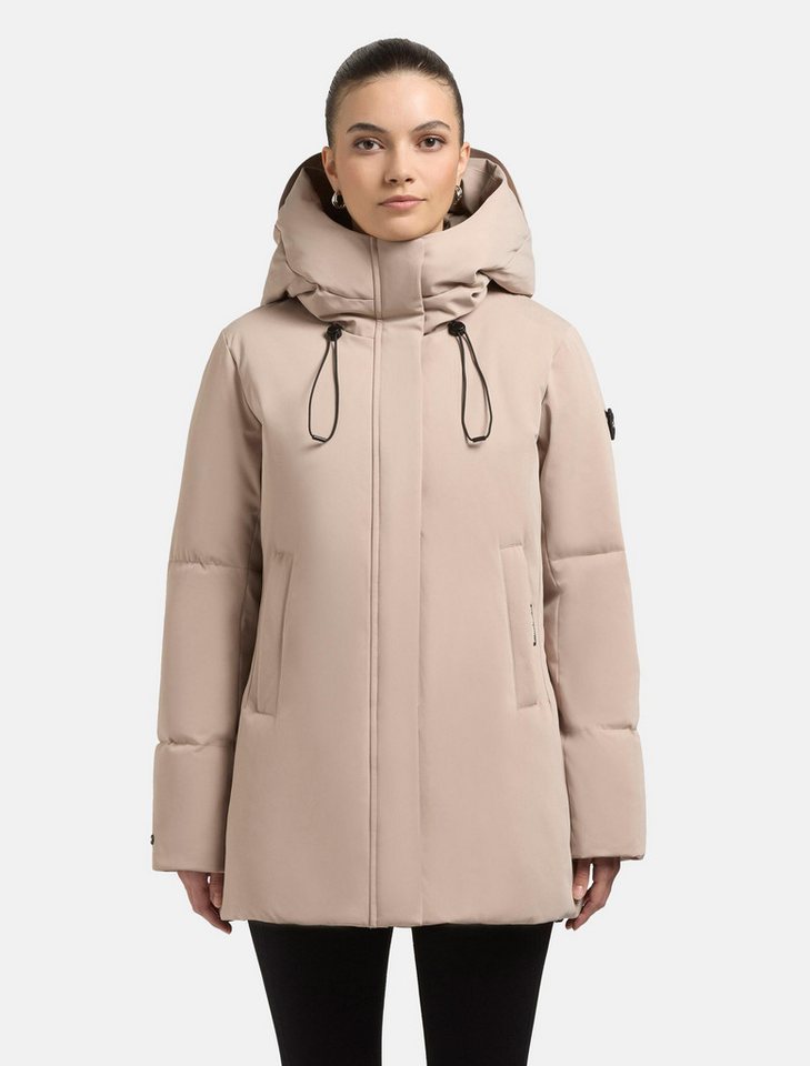 khujo Kurzmantel Allap Warmer Damen Mantel mit innenliegenden Rucksack-Trägern von khujo