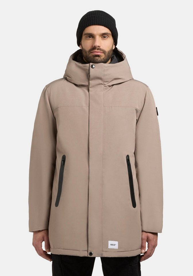 khujo Kurzmantel Kann-YM Kurzer Herren Wintermantel mit Kapuze von khujo