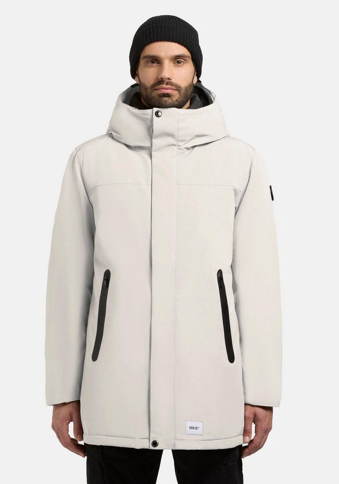 khujo Kurzmantel Kann-YM Kurzer Herren Wintermantel mit Kapuze von khujo