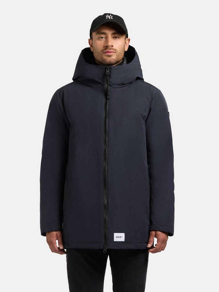 khujo Kurzmantel Nedd Kurzer Herren Parka mit innenliegenden Rucksack-Trägern von khujo