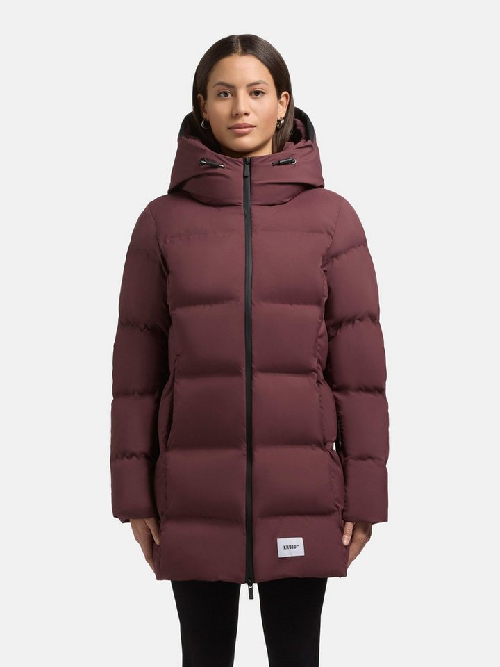 khujo Kurzmantel Tanare4 Warmer Damen Puffermantel mit Kapuze von khujo