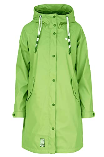 khujo Odelie Damen Jacke Regenjacke Regenmantel Mantel Coat (S, Lemon) von khujo