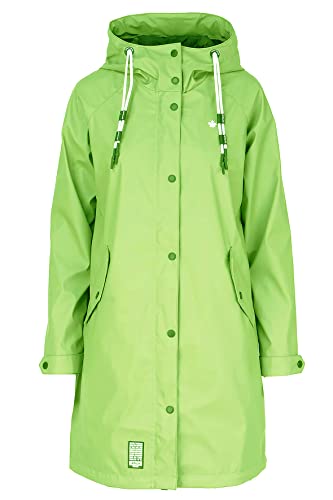 khujo Odelie Damen Jacke Regenjacke Regenmantel Mantel Coat (XL, Lemon) von khujo