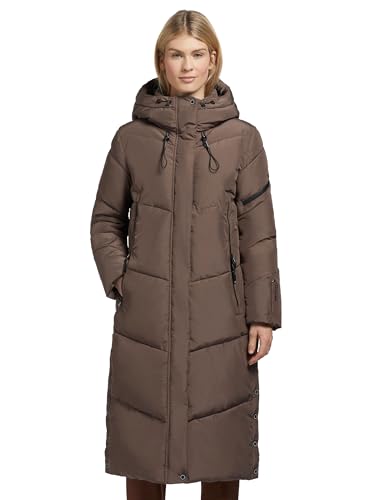 khujo Sonje Damen Mantel Polarmantel Oversized Coat Jacke (toffee, M) von khujo