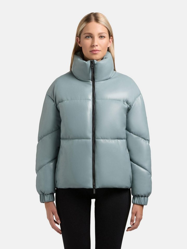 khujo Steppjacke Khalia Gesteppte Damen Winterjacke in Lederoptik von khujo