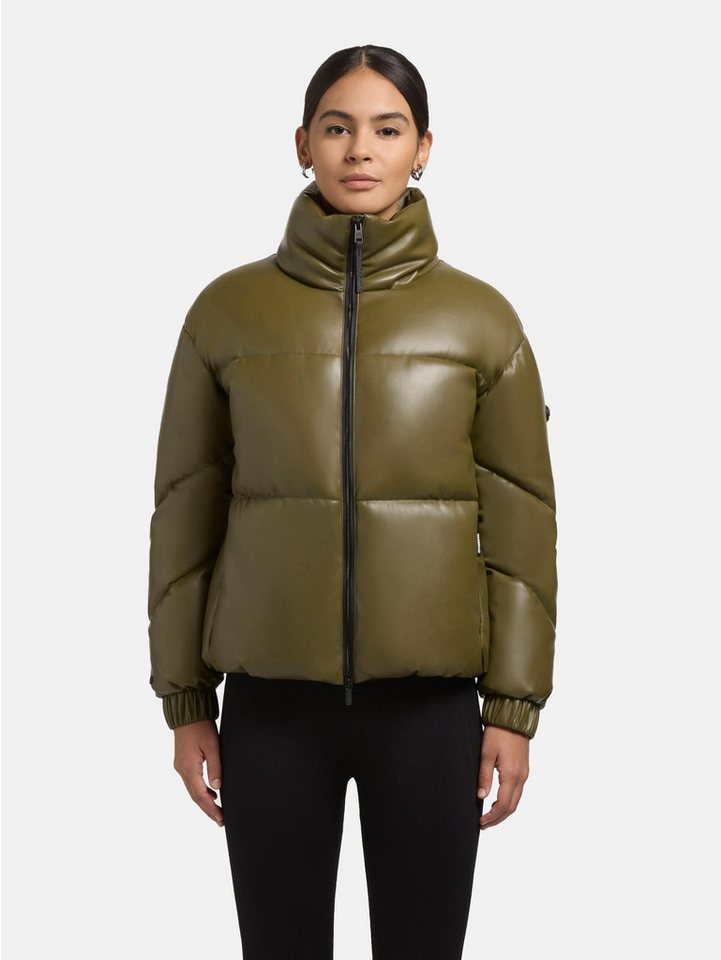 khujo Steppjacke Khalia Gesteppte Damen Winterjacke in Lederoptik von khujo