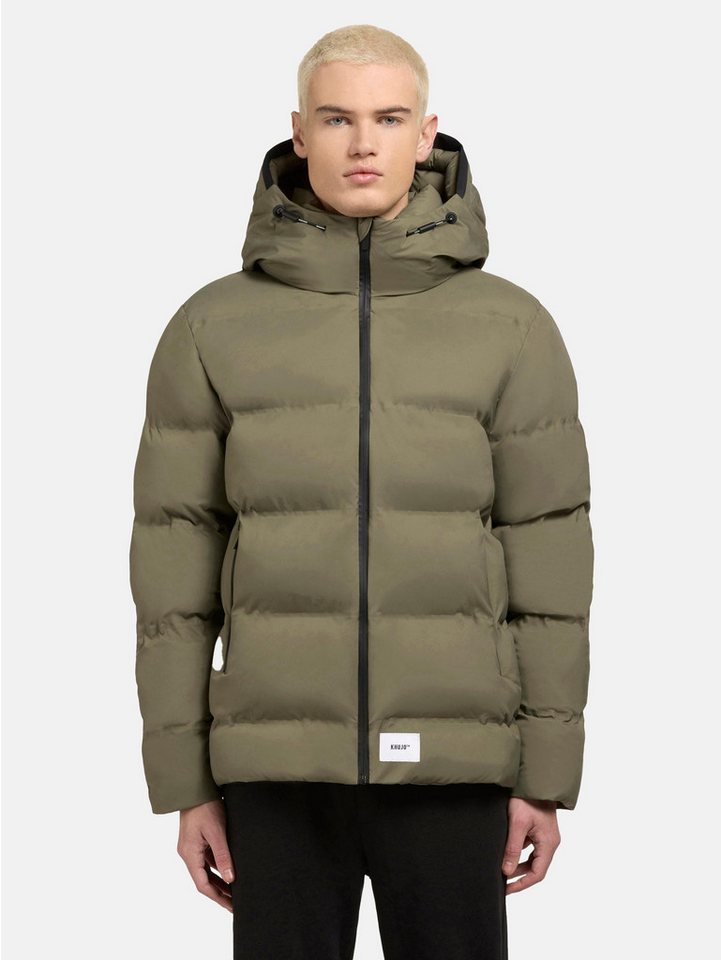 khujo Steppjacke Silas2 Warme Herren Winterjacke mit großer Kapuze von khujo