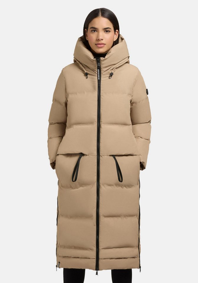 khujo Steppmantel Aroma-YM Gesteppter Damen Wintermantel mit hohen Gehschlitzen von khujo